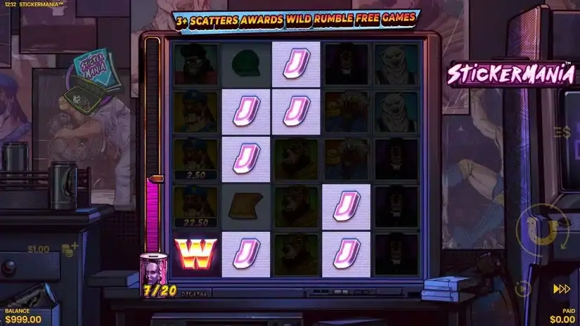 Stickermania slot screenshot 2