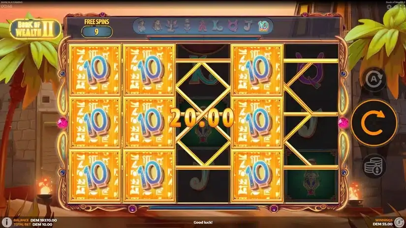 Book of Wealth II slot screenshot 4