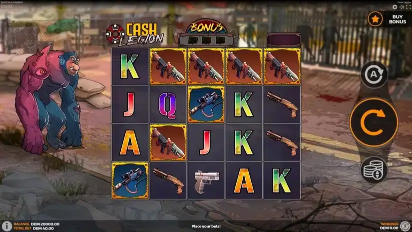 Cash Legion slot screenshot 1