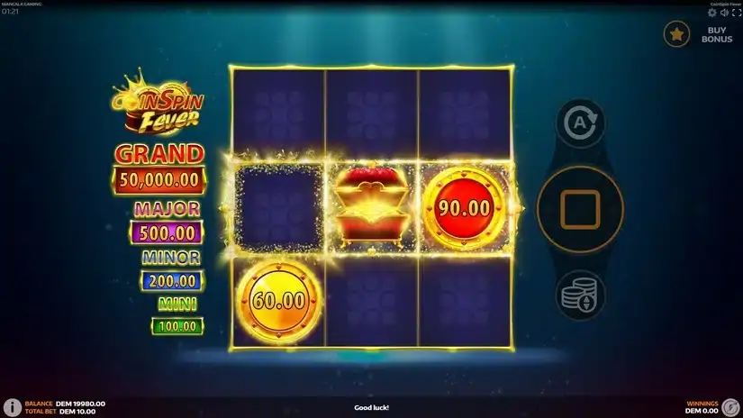 CoinSpin Fever slot screenshot 1
