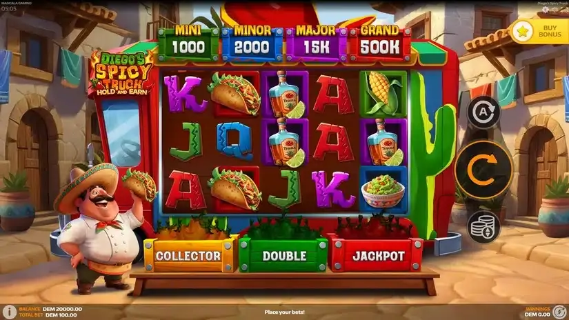 Diego’s Spicy Truck slot screenshot 1