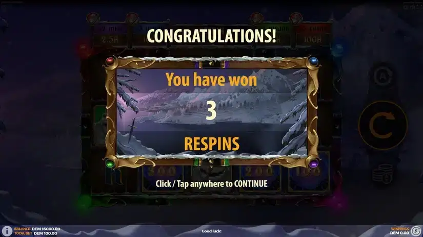 Santa the Slayer slot screenshot 3