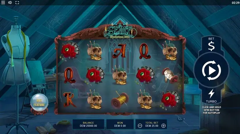 Seance: Mysterious Attic slot screenshot 1