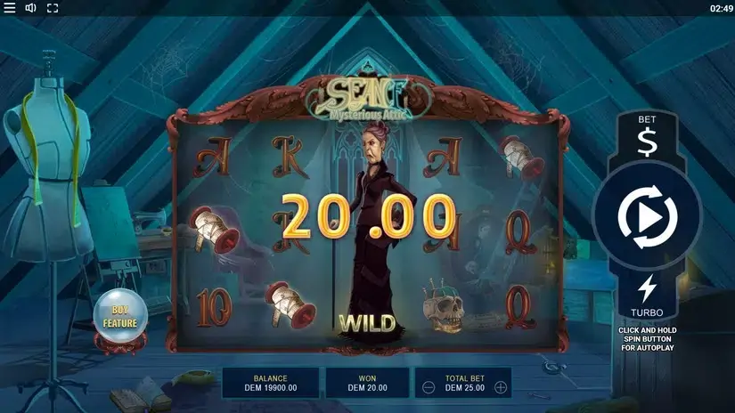 Seance: Mysterious Attic slot screenshot 2