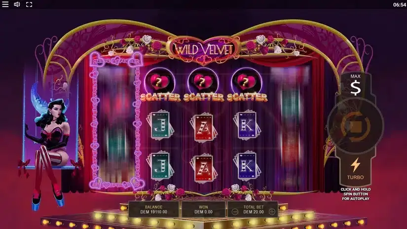 Wild Velvet slot screenshot 4