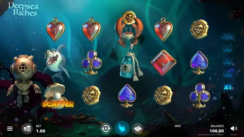Deepsea Riches slot screenshot 1