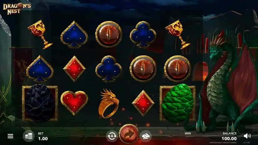 Dragon’s Nest slot screenshot 1