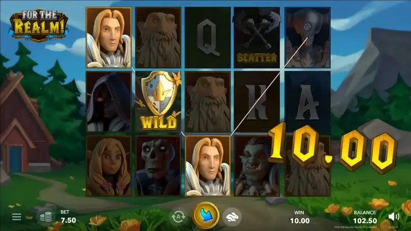 For The Realm slot screenshot 2