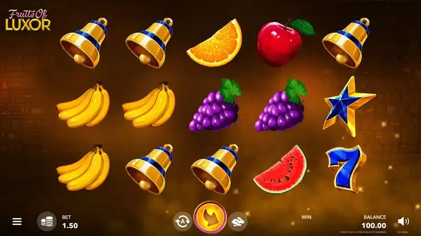 Fruits of Luxor slot screenshot 1