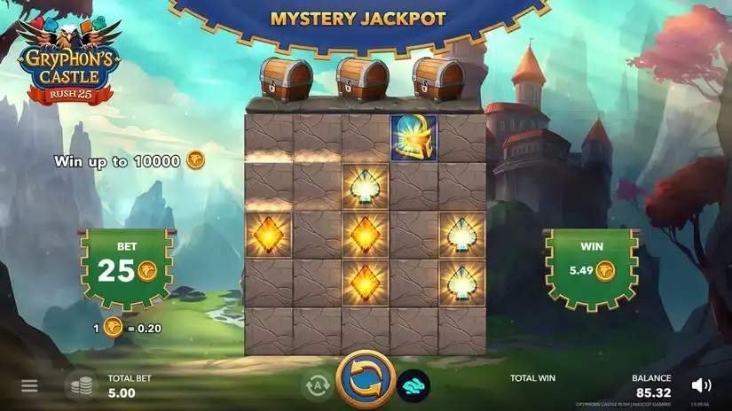 Gryphone’s Castle Rush 25 slot screenshot 4