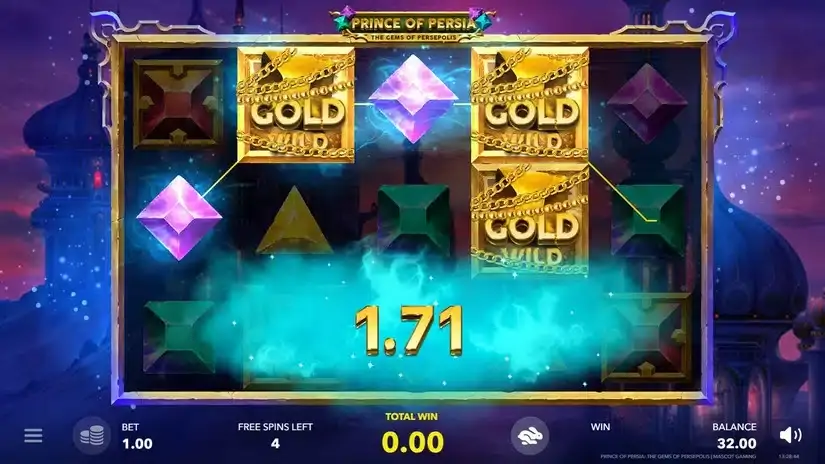 Prince of Persia: the Gems of Persepolis slot screenshot 3