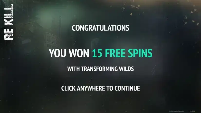 Re Kill slot screenshot 2