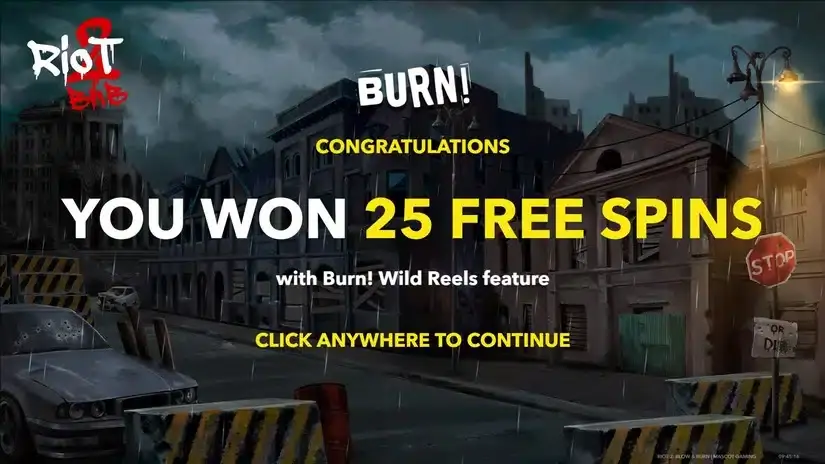 Riot 2 slot screenshot 3