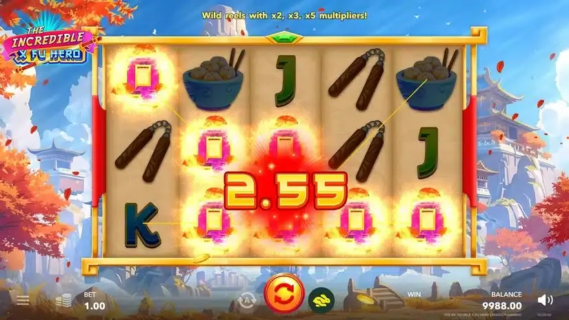 The Incredible X Fu Hero slot screenshot 2
