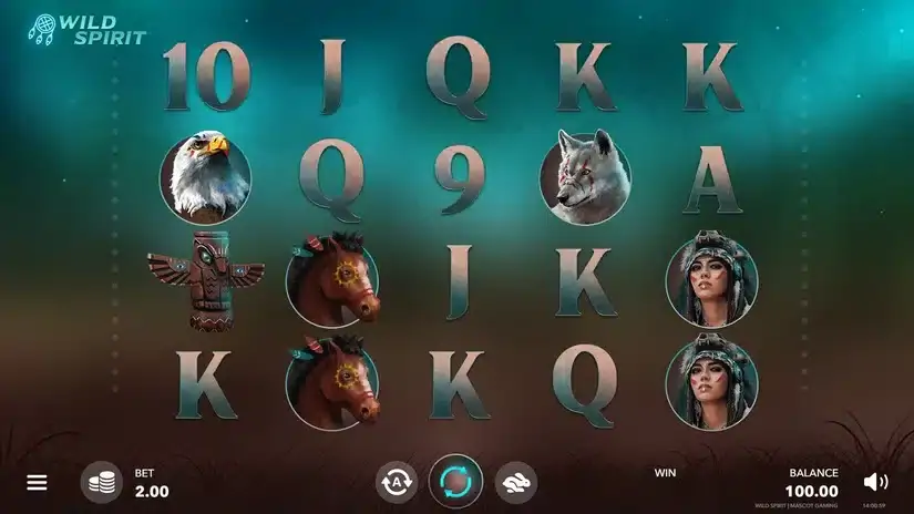 Wild Spirit slot screenshot 1