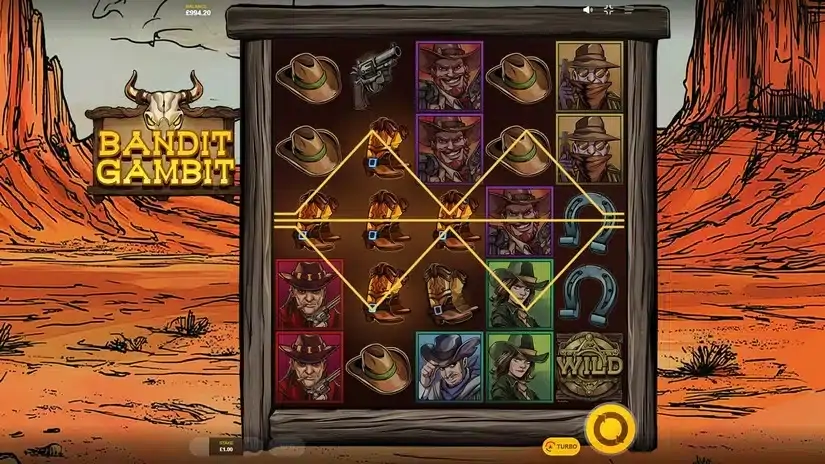 Bandit Gambit slot screenshot 3