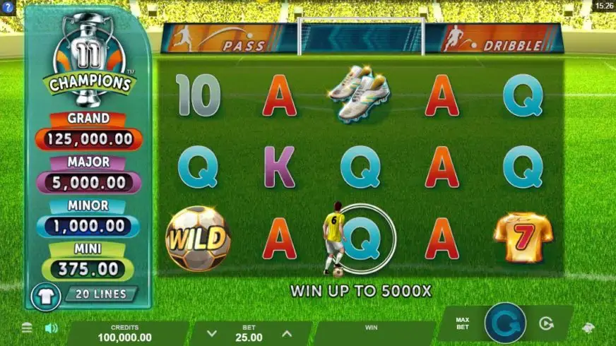 11 Champions slot screenshot 1