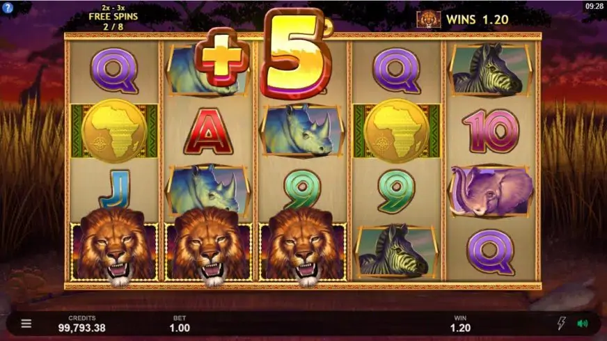 African Quest slot screenshot