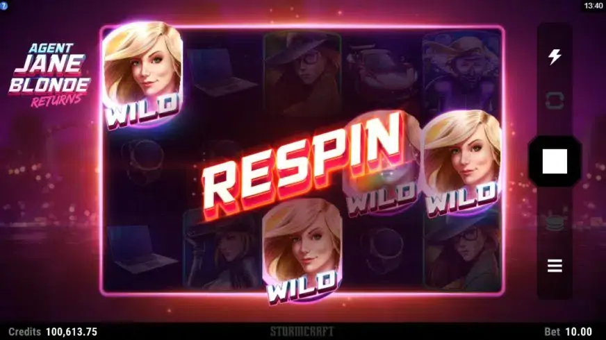Agent Jane Blonde Returns slot screenshot 4