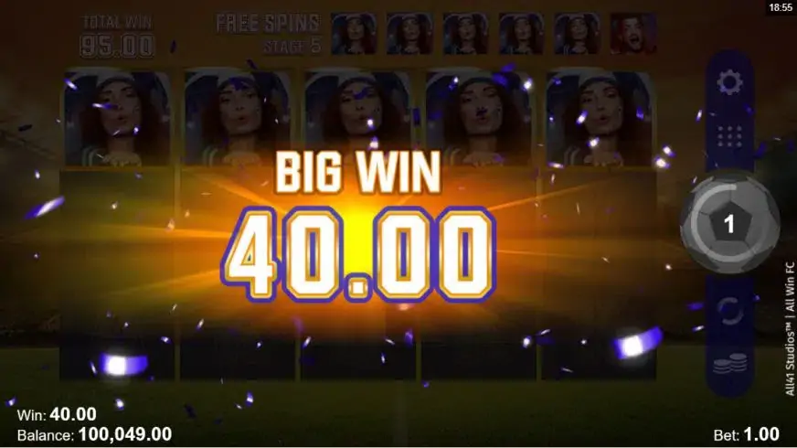 All Win FC slot screenshot 