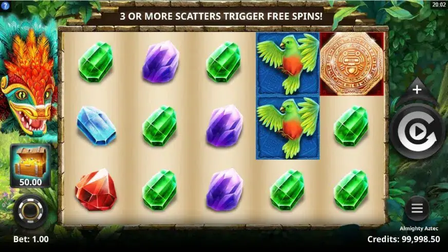 Almighty Aztec slot screenshot 1