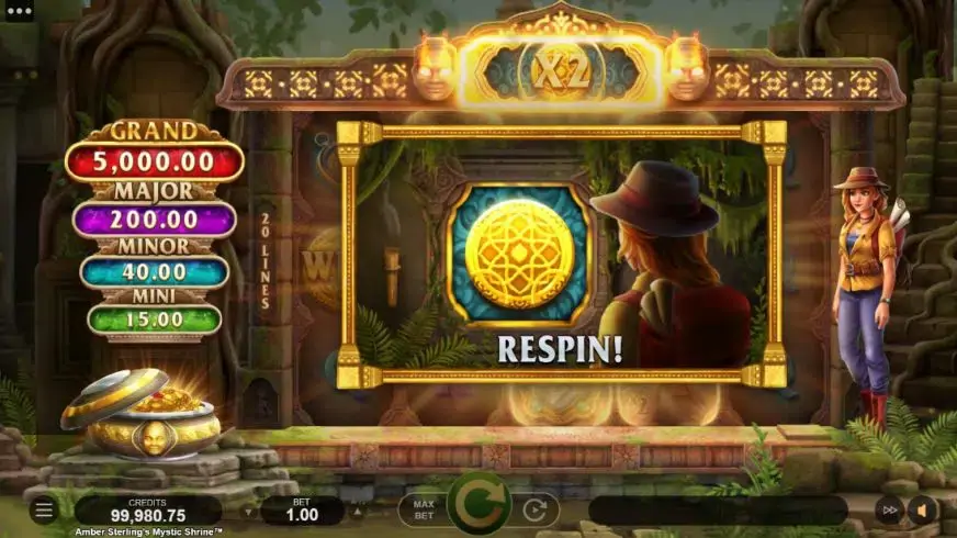 Amber Sterlings Mystic Shrine slot screenshot 3