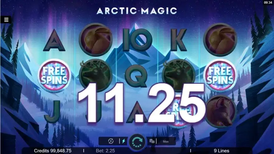 Arctic Magic slot screenshot 3
