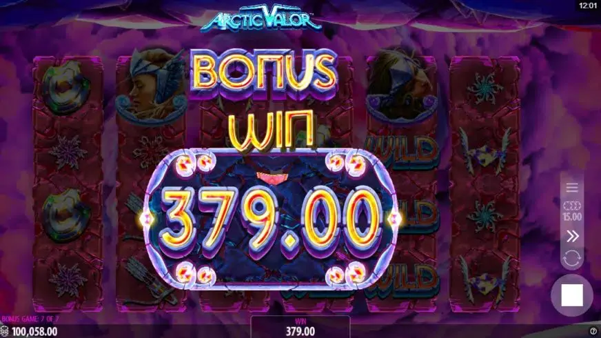 Arctic Valor slot screenshot