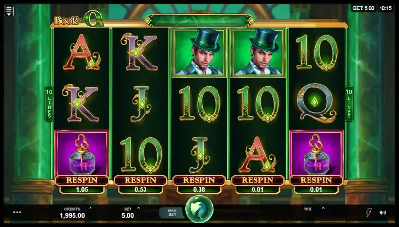 Book of Oz slot screenshot 6