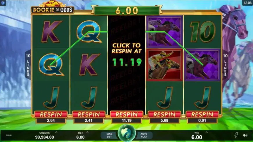 Bookie of Odds slot screenshot 4