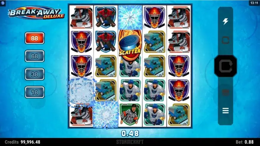 Break Away Deluxe slot screenshot 2