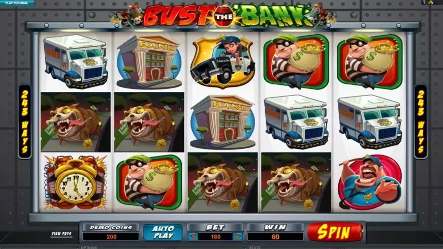 Bust The Bank slot screenshot