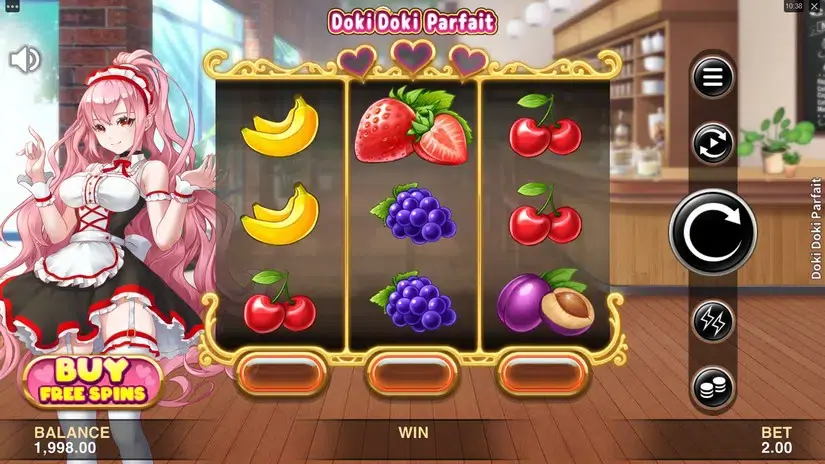 Doki Doki Parfait slot screenshot 