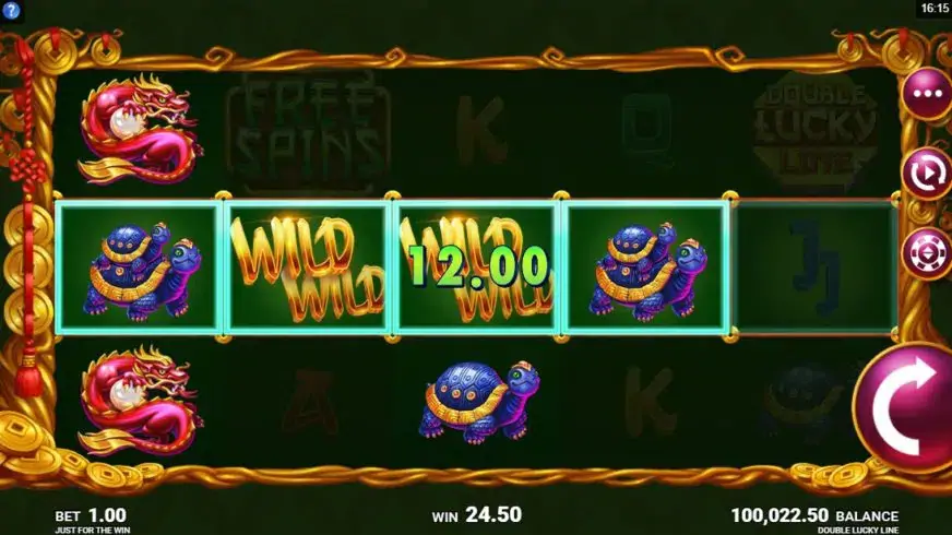 Double Lucky Line slot screenshot 2