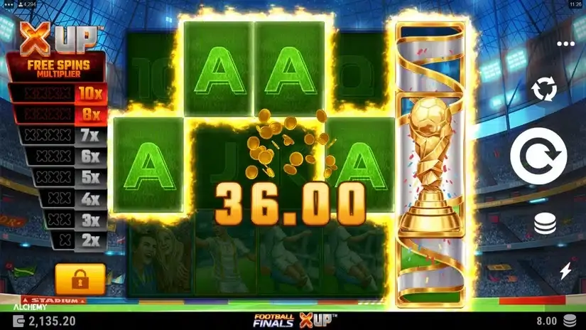 Football Finals X UP slot screenshot 4