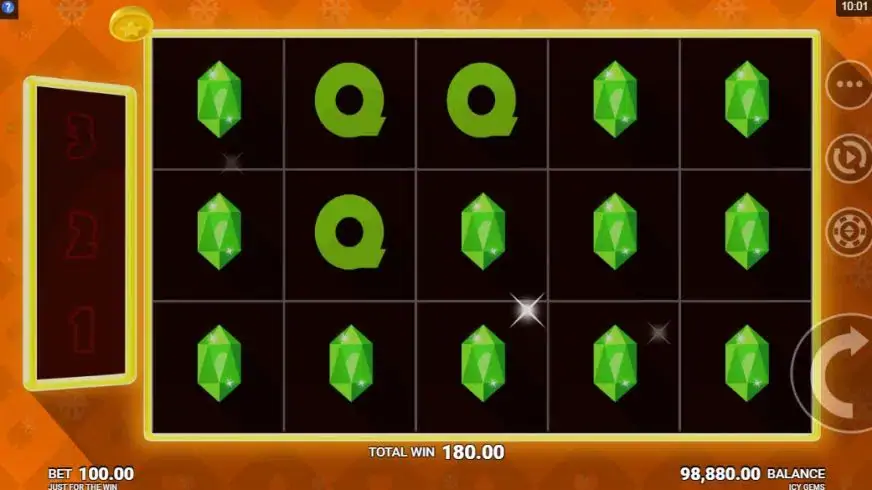 Icy Gems slot screenshot 2