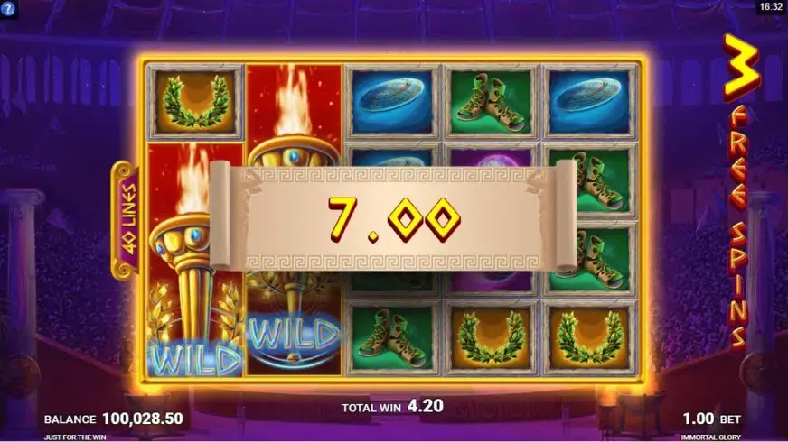 Immortal Glory slot screenshot 3