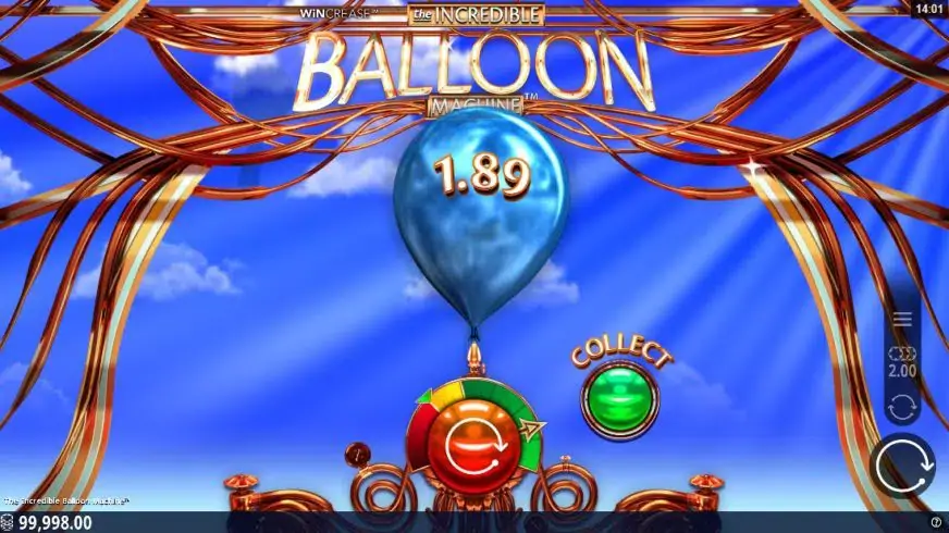 Incredible Balloon Machine slot screenshot 2