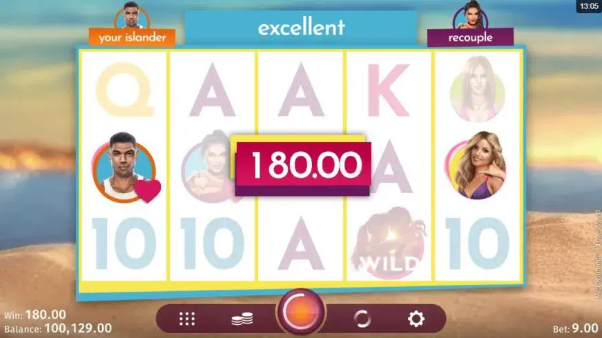 Love Island slot screenshot 4
