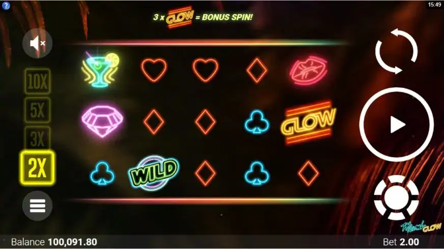 Miami Glow slot screenshot 1
