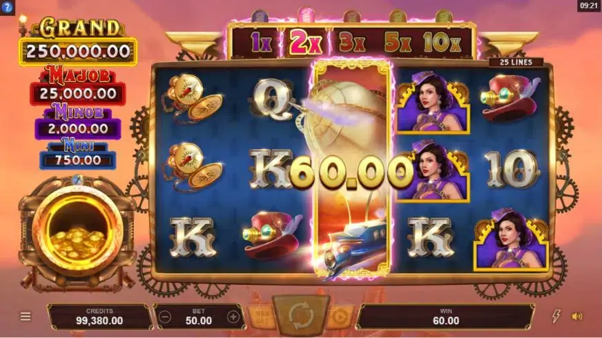 Noble Sky slot screenshot 2