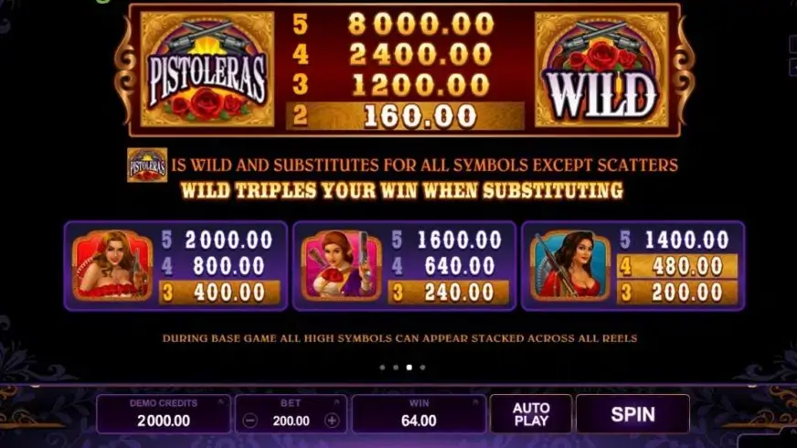 Pistoleras slot screenshot 2
