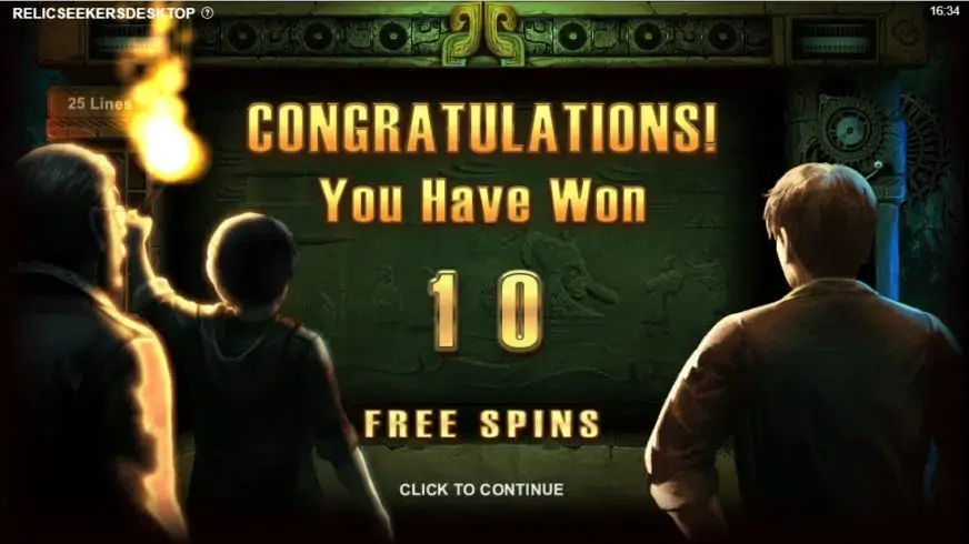 Relic Seekers slot screenshot 3