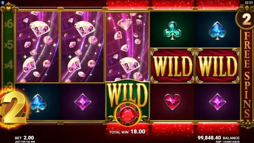 Ruby Casino Queen slot screenshot 5
