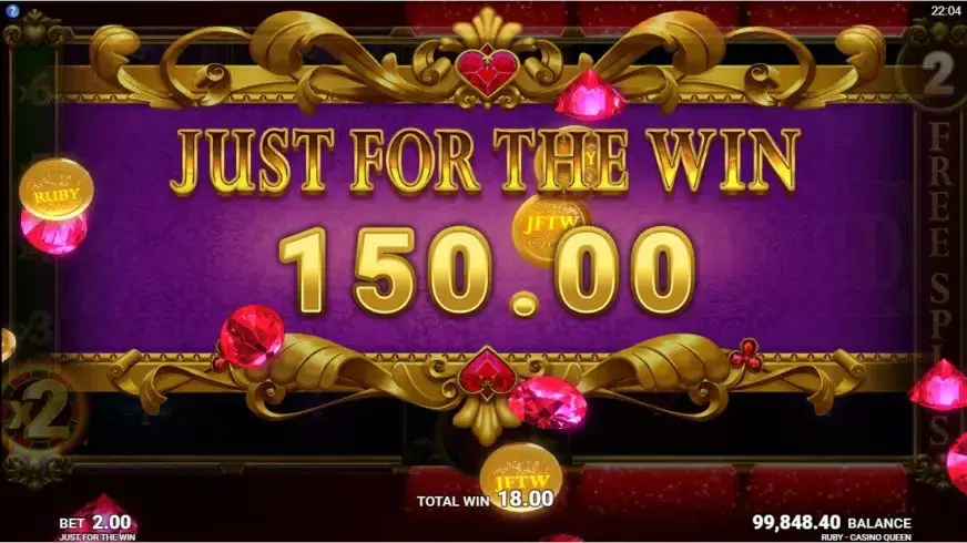 Ruby Casino Queen slot screenshot 