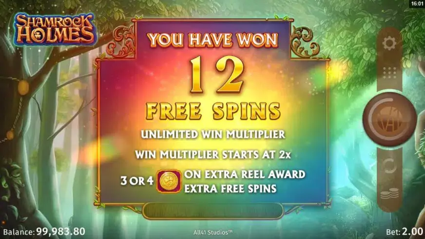 Shamrock Holmes Megaways slot screenshot 3