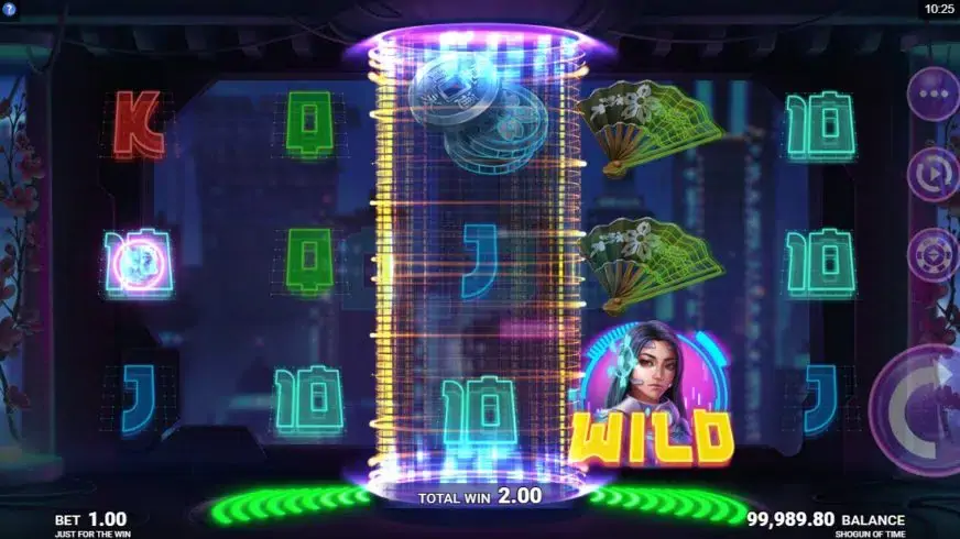 Shogun of Time slot screenshot 3