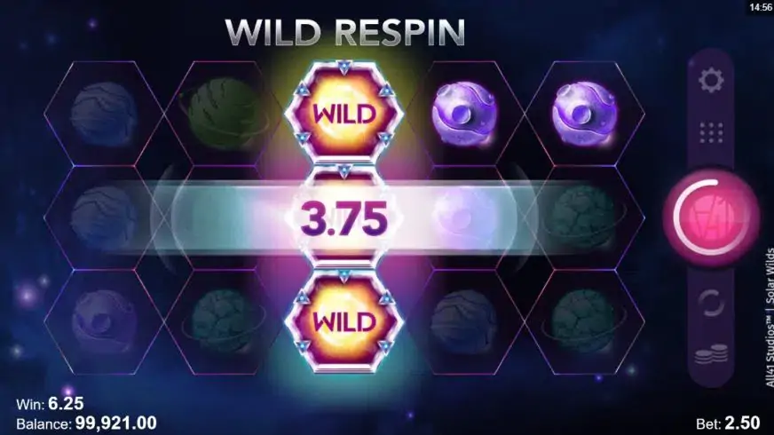 Solar Wilds slot screenshot 2