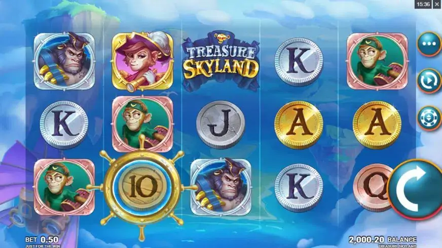 Treasure Skyland slot screenshot 