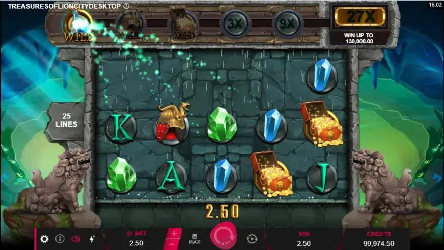 Treasures of Lion City slot screenshot 2